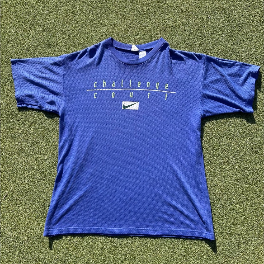 Vintage Nike Challenge Court 90s tennis shirt, Size L